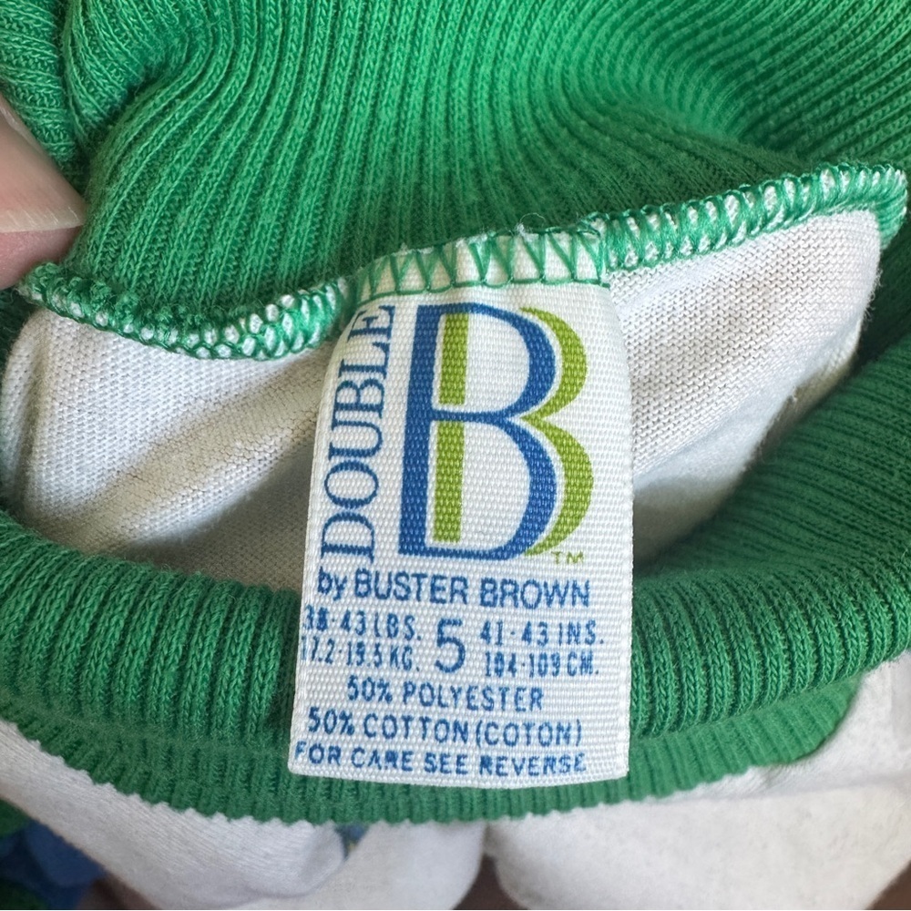 Vintage Buster Brown Cheerleader Shirt - Size 4-5T, 1970s/80s Retro Kids Top - Picture 5 of 8